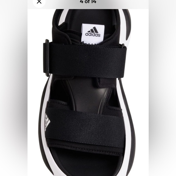 Adidas men’s  Mehana Sandals size 10 - Picture 4 of 6